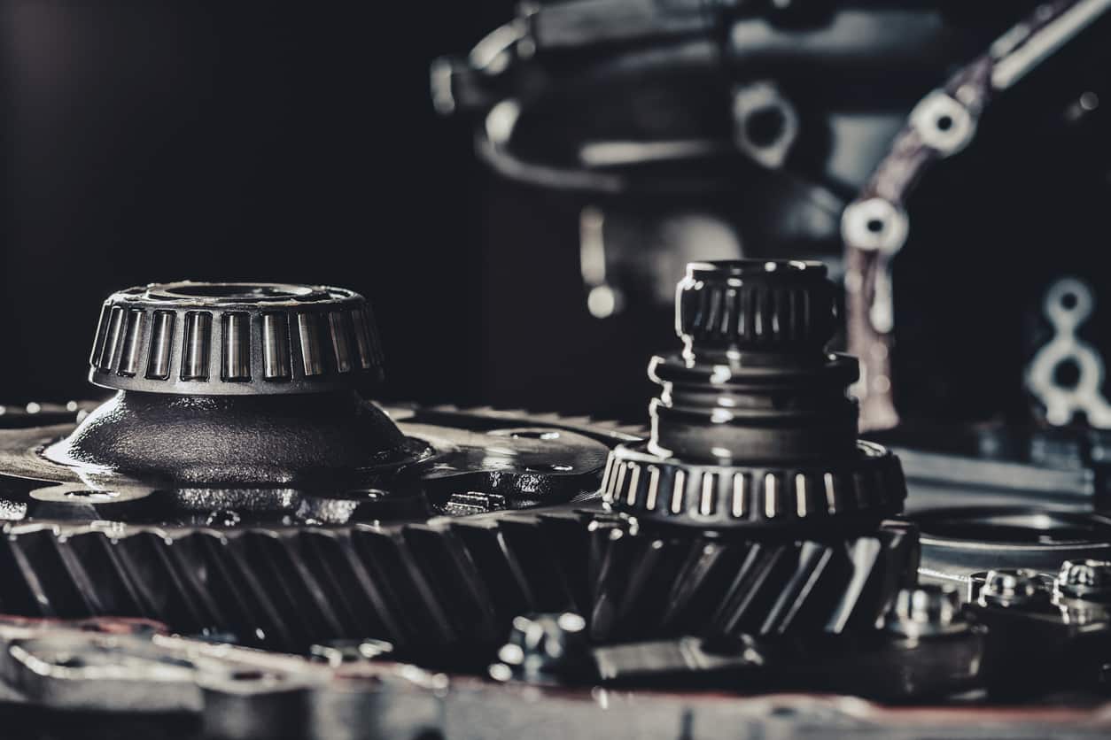 CVT gearbox repair closeup